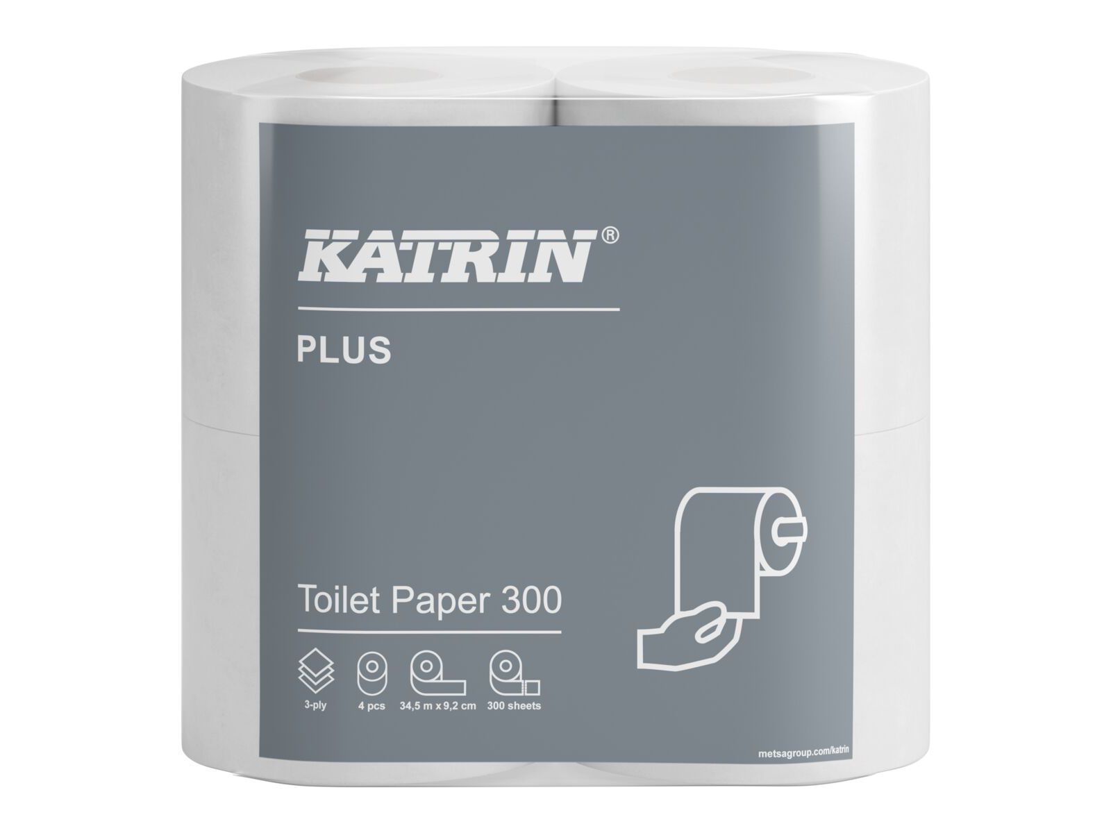 Papier toaletowy Katrin PLUS 97388 (24 rolki) 34,5m 3-warstwowy